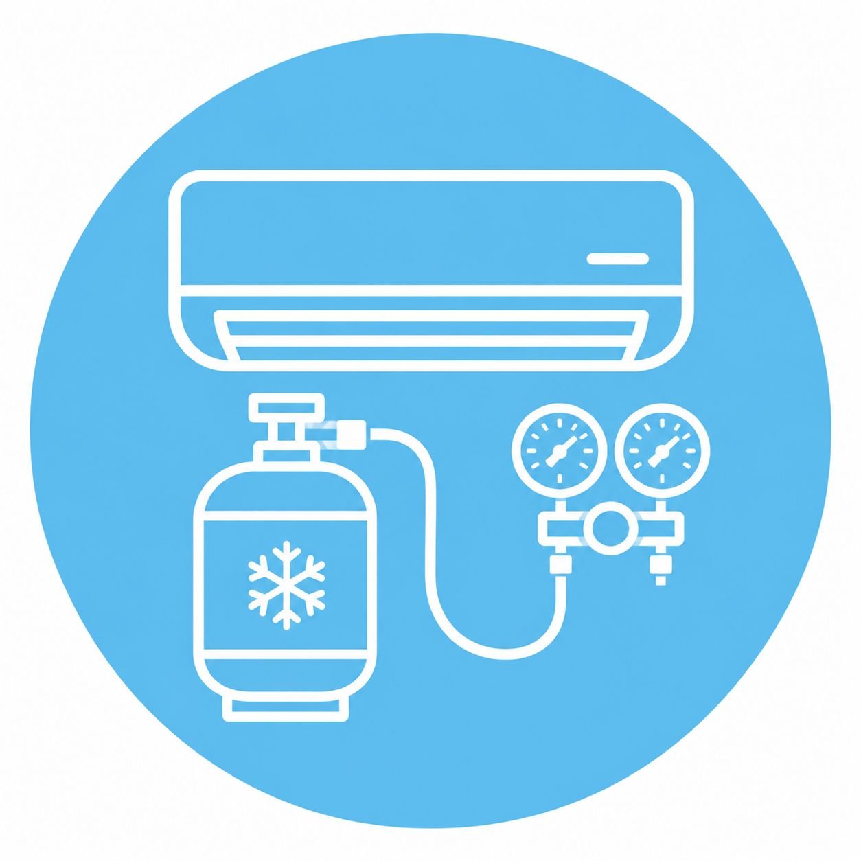AC Gas Filling & Refrigerant Service